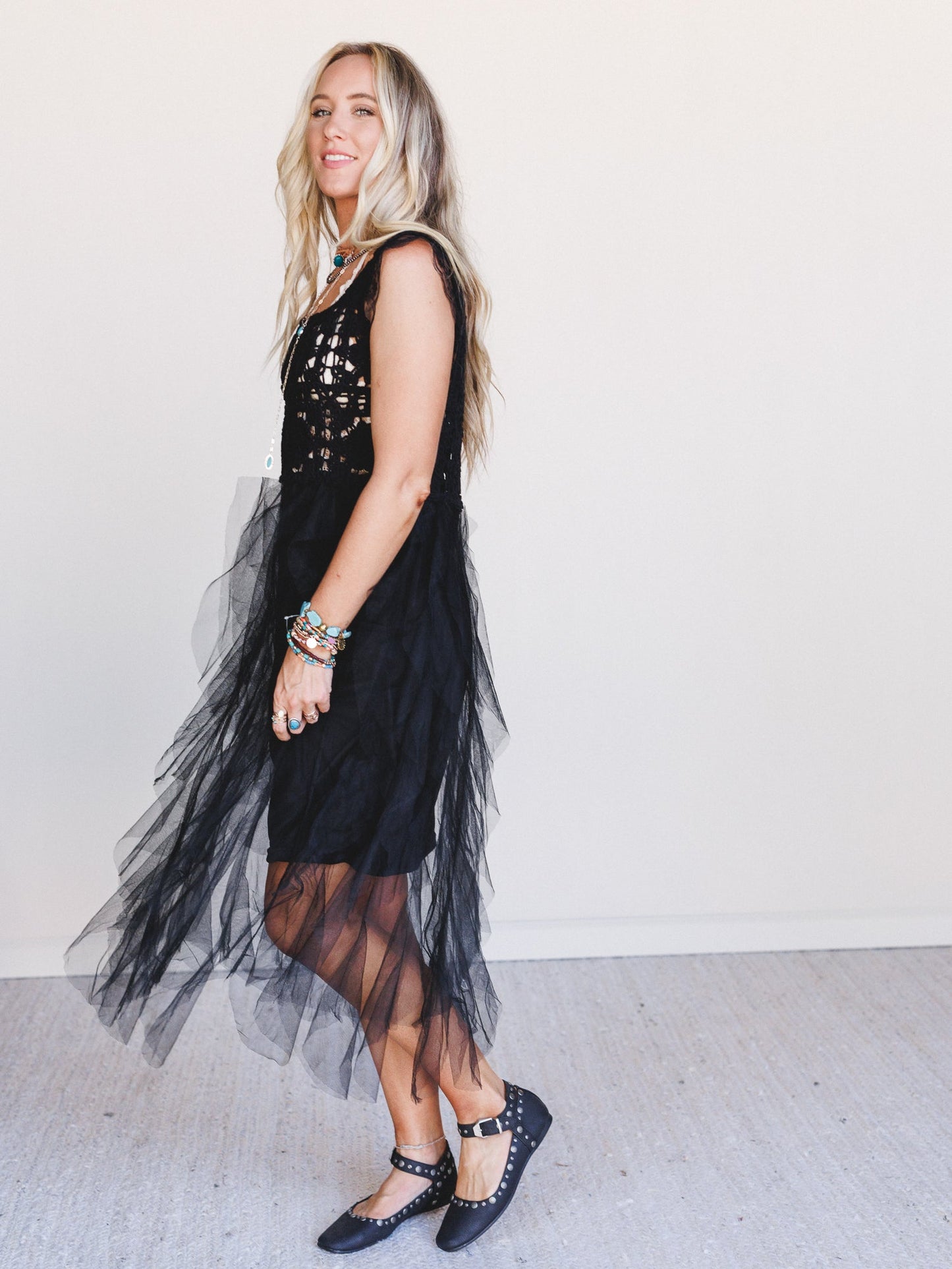 Desert Disco Dress - Black