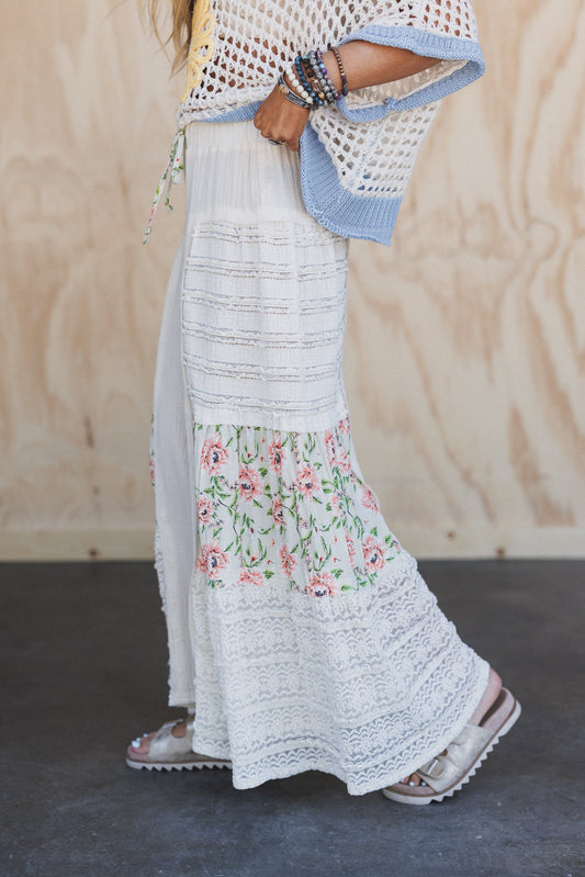Lacie Layers Wide Leg Pants - Natural