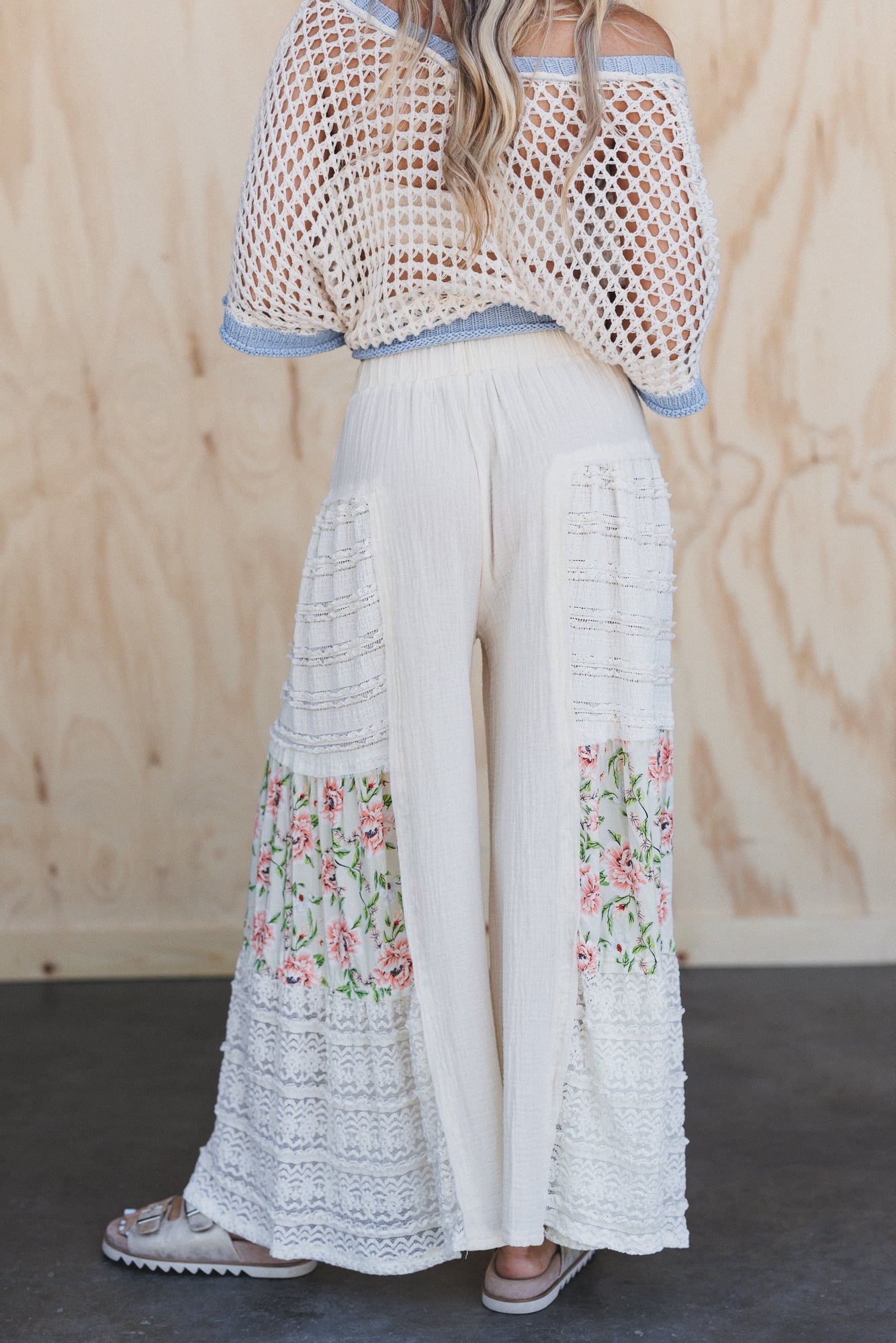 Lacie Layers Wide Leg Pants - Natural