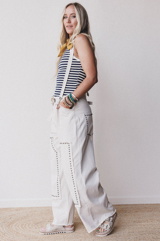 Stripes & Studs 3 Piece Bundle - Beige