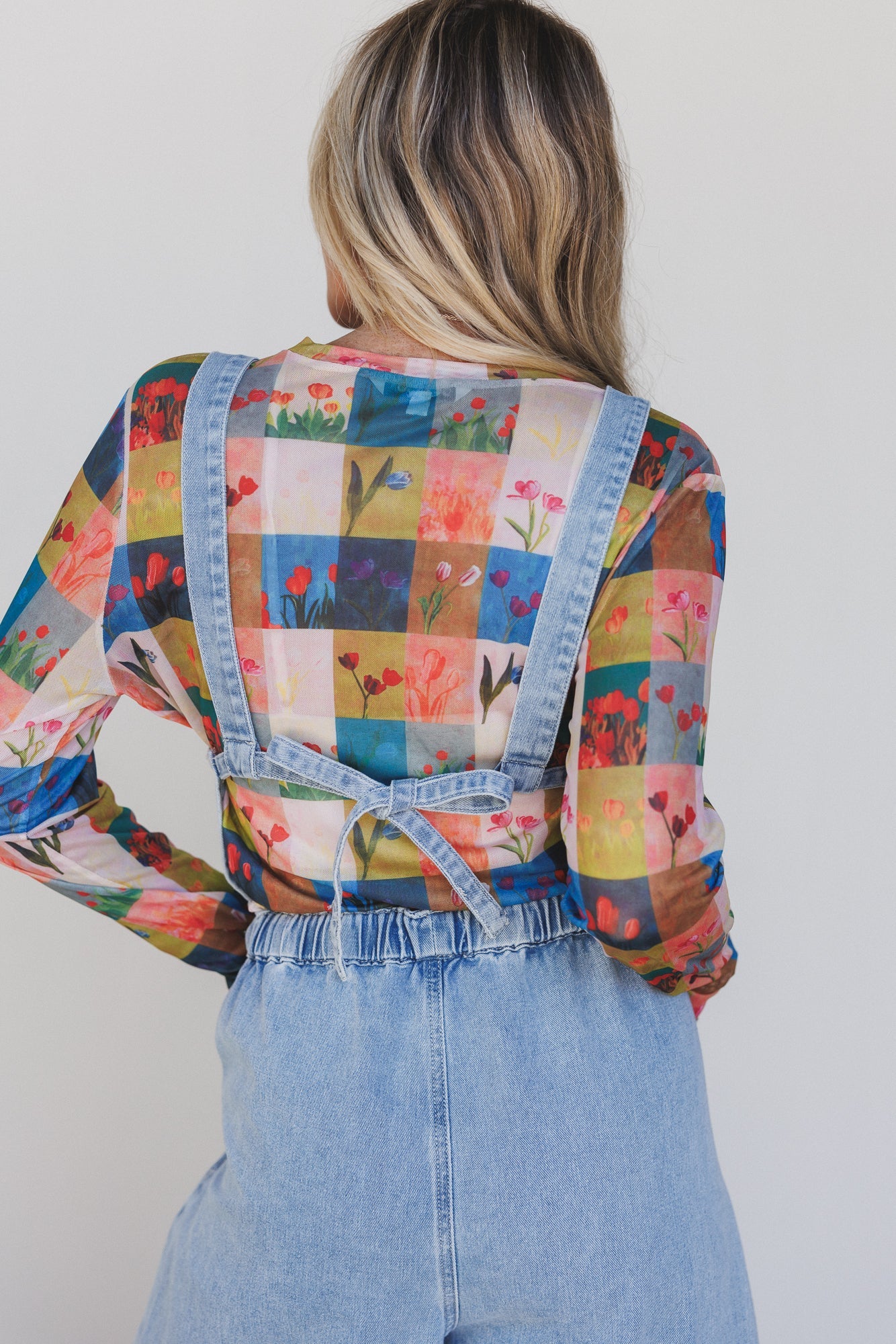 Adventure Mode Drawstring Overalls - Denim