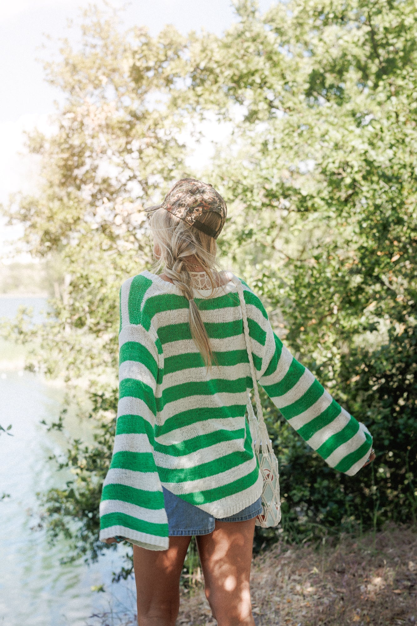 Sandy Shores Striped Top - Ivory