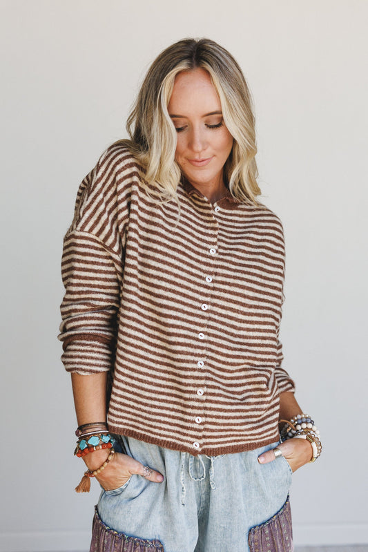 Day Trip Sweater - Brown