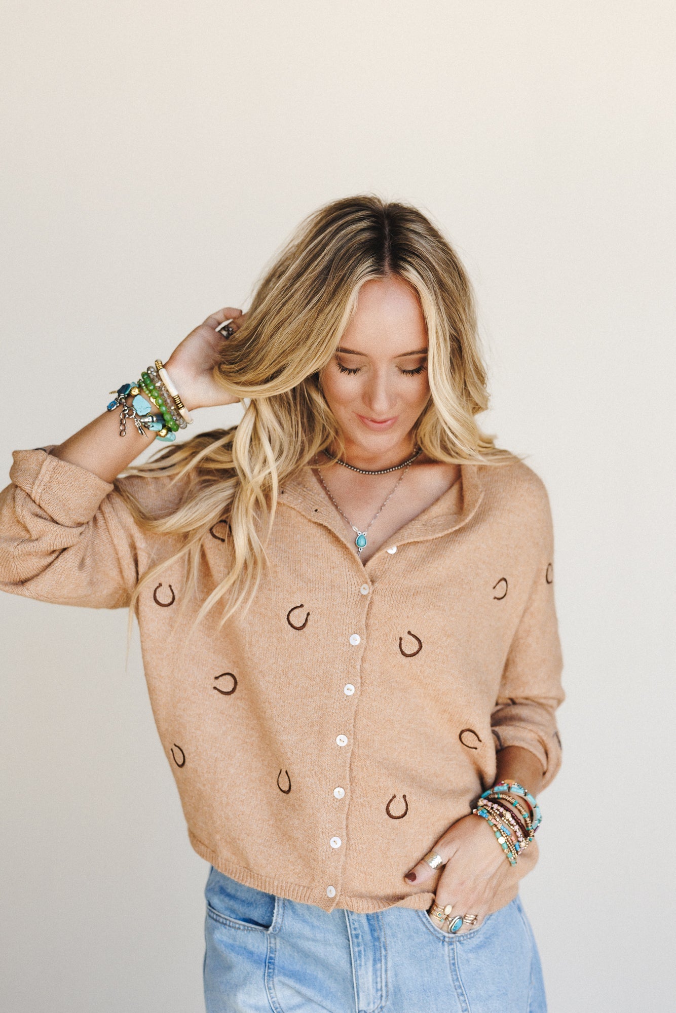 Trail Threads Sweater - Almond