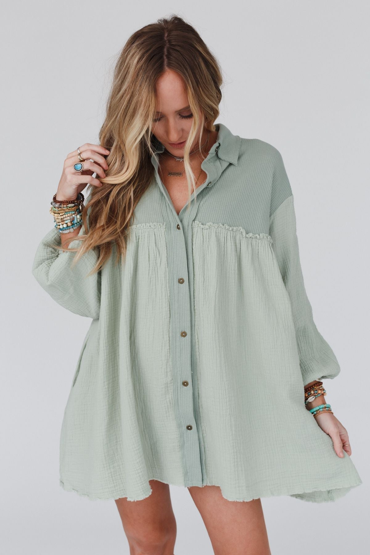Sunday Kind Of Love Dress - Sage