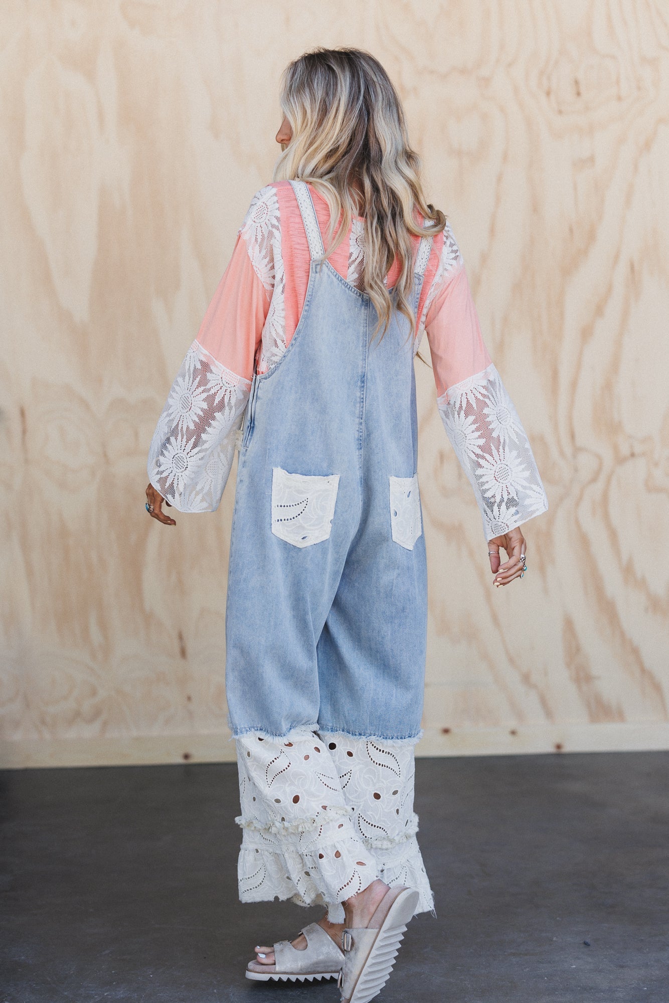 Hometown Love Overalls - Denim