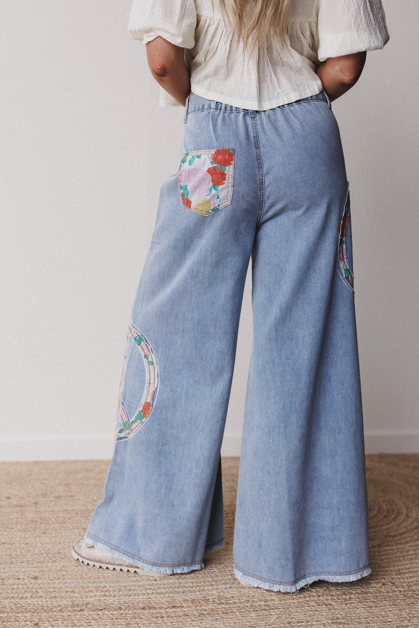 Peace + Florals 3 Piece Bundle - Denim