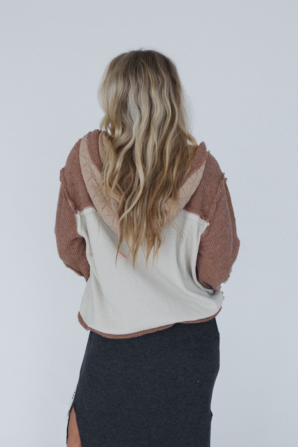 Leighton Button Up Jacket - Chocolate