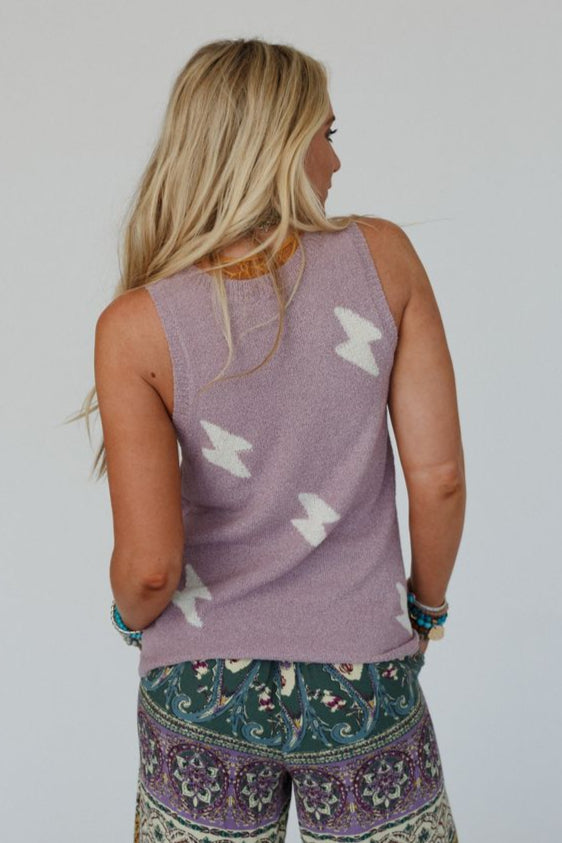 Dash Of Light Top - Mauve