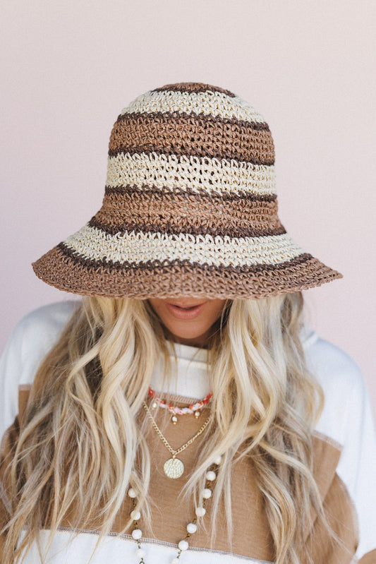 Canteen Crochet Bucket Hat - Camel