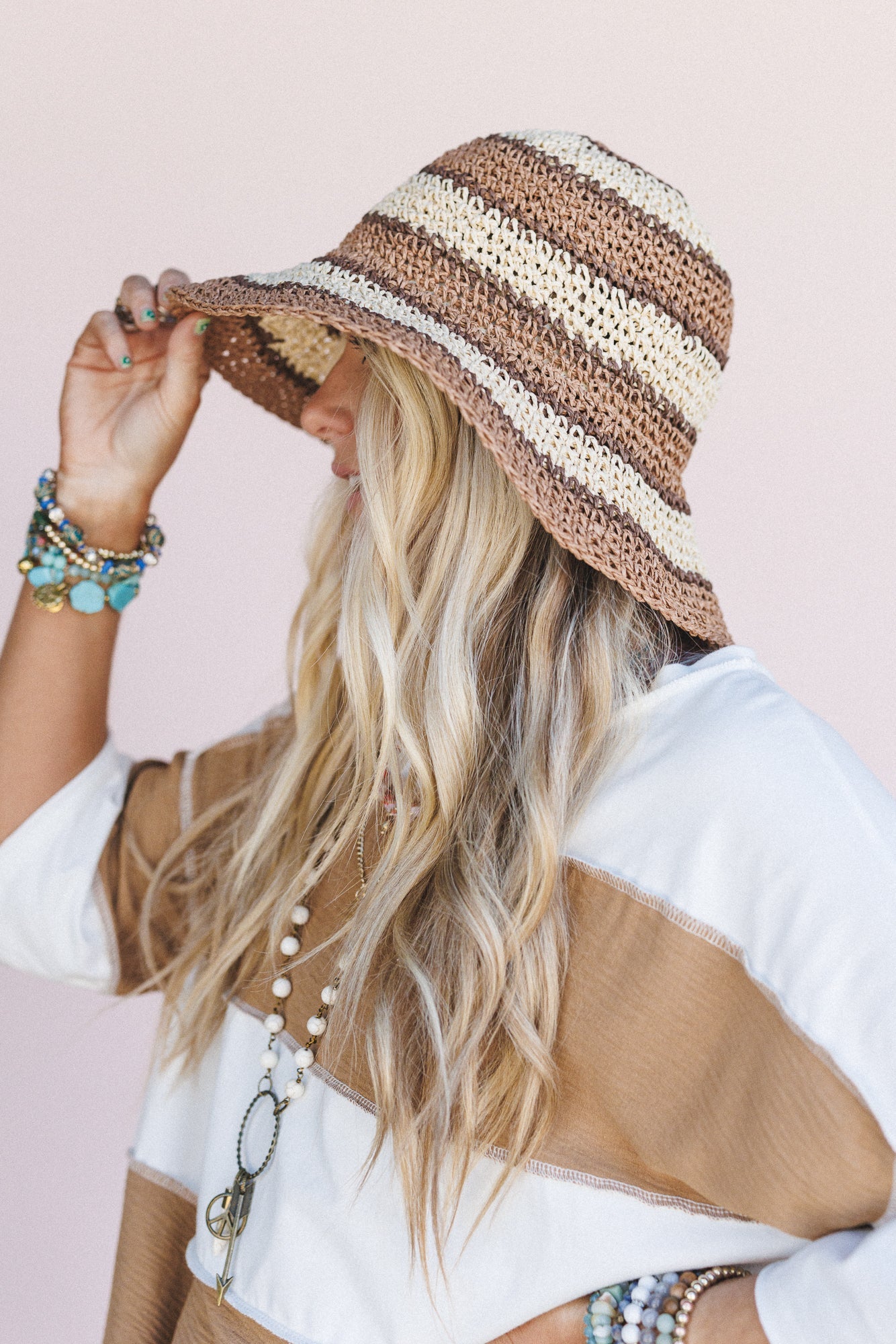 Canteen Crochet Bucket Hat - Camel