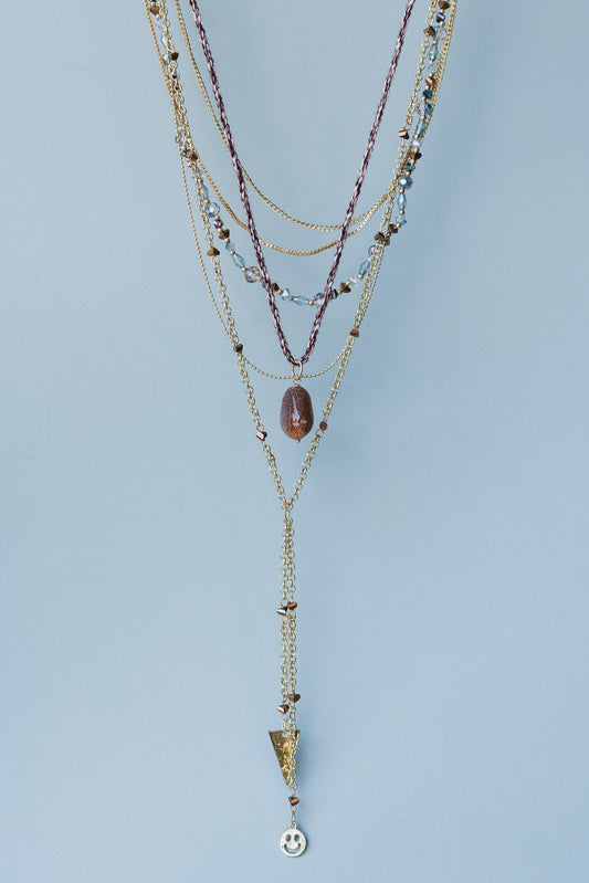 Saturn Layered Necklace - Gold
