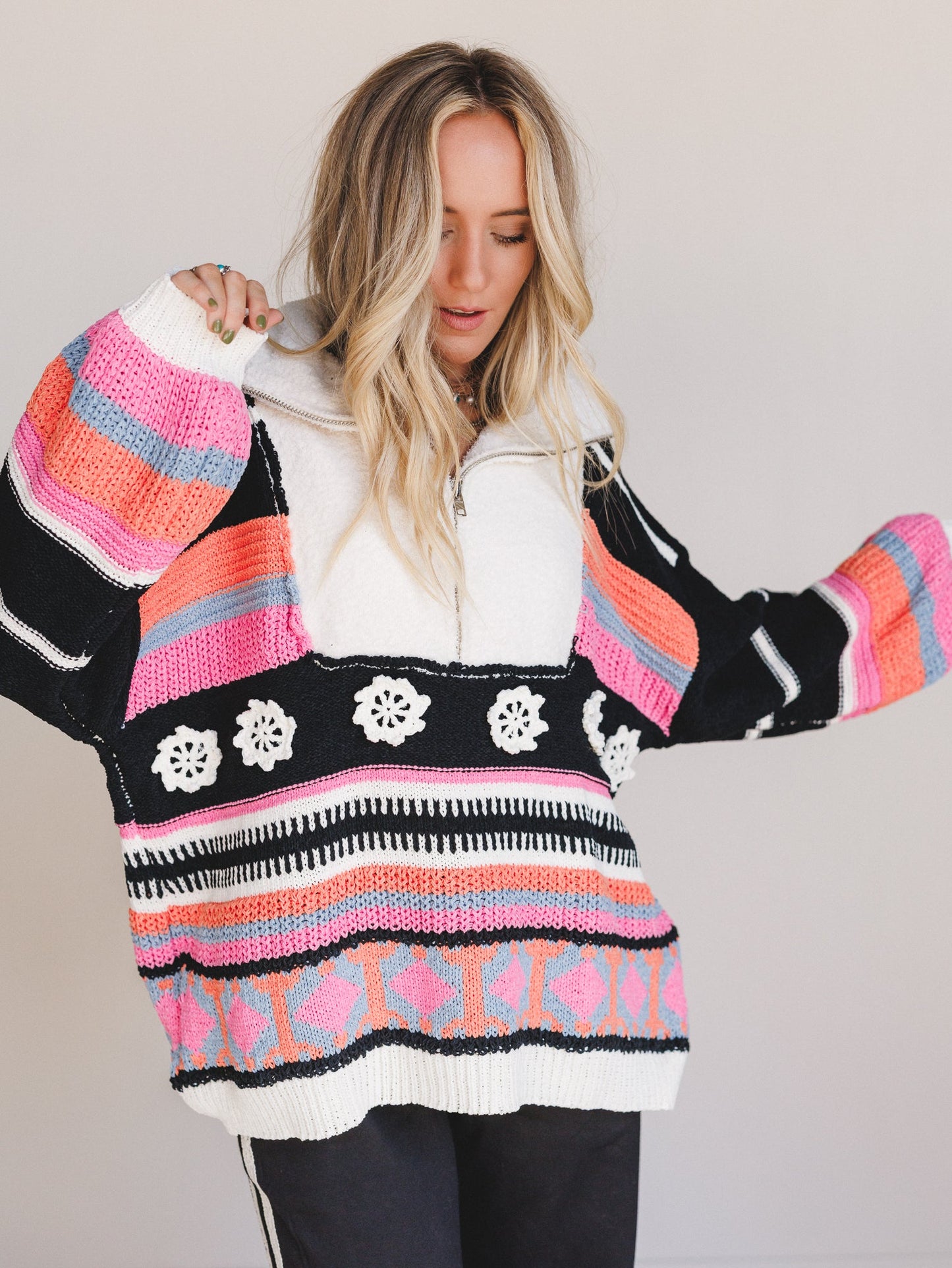 Cozy Cute 2 Piece Bundle - Black Multi