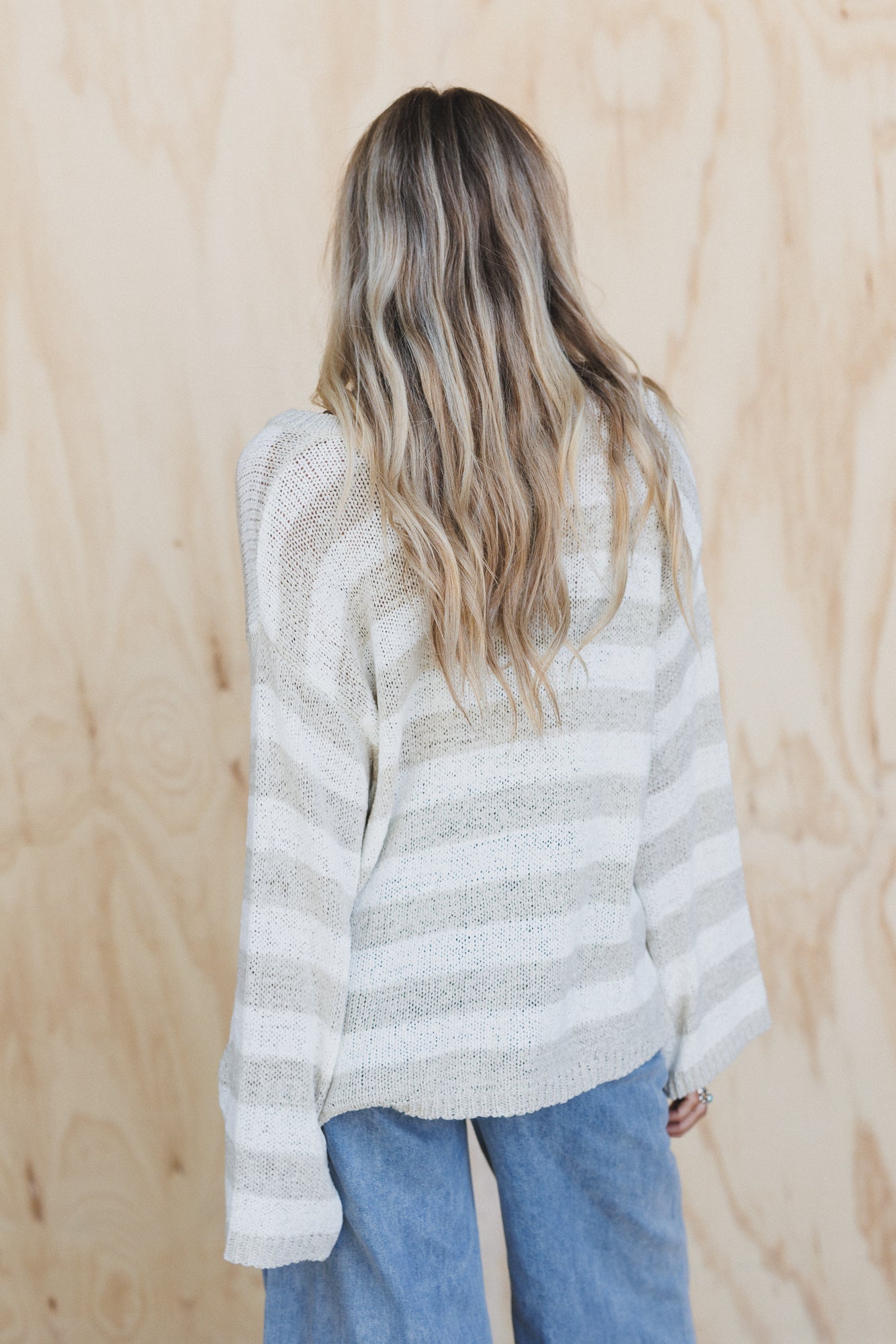 Sandy Shores Striped Top - Sand