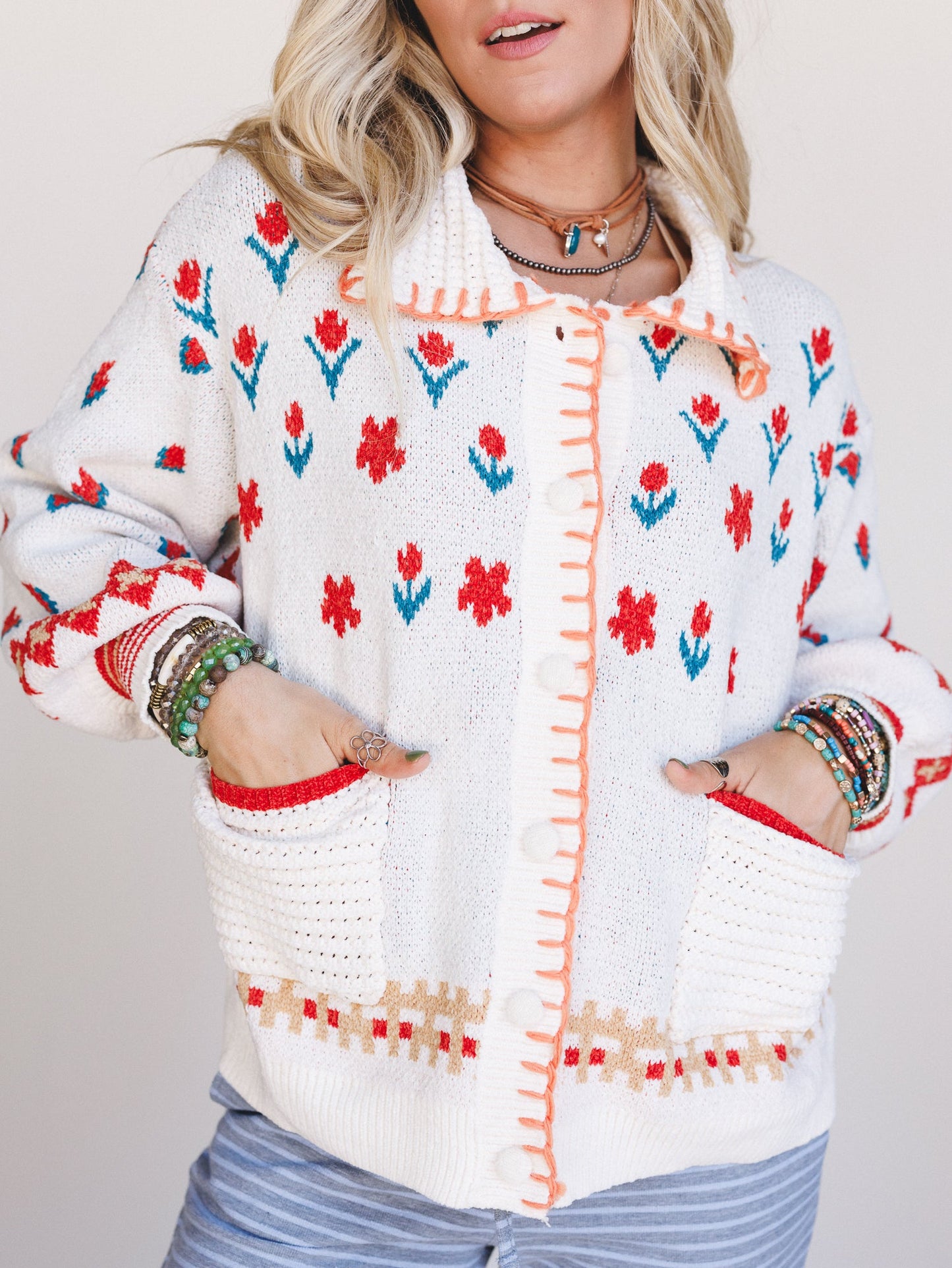 Country Heart 2 Piece Bundle - Cream