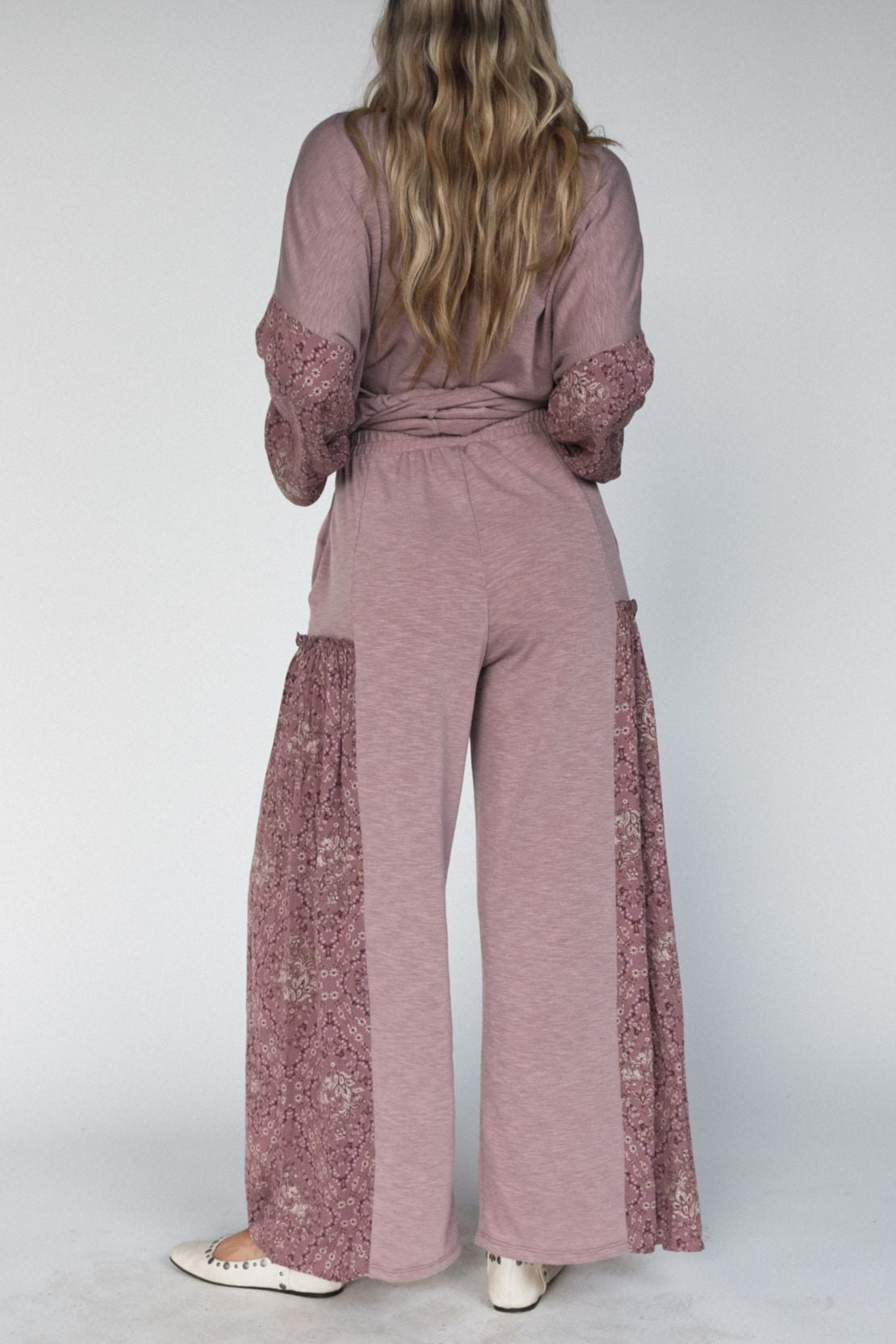 The Nest Cozy Haven Pants - Mauve Mauve