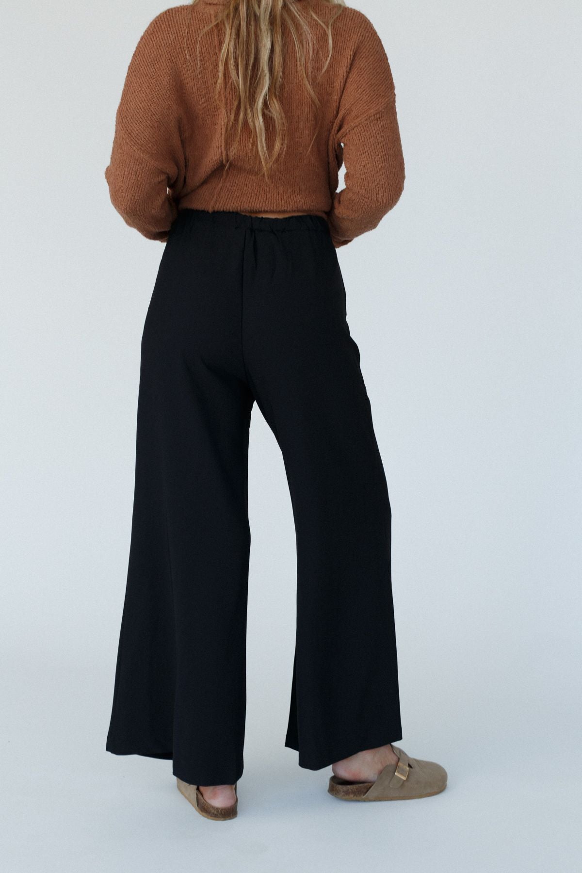 World Traveler Wide Leg Pant - Black