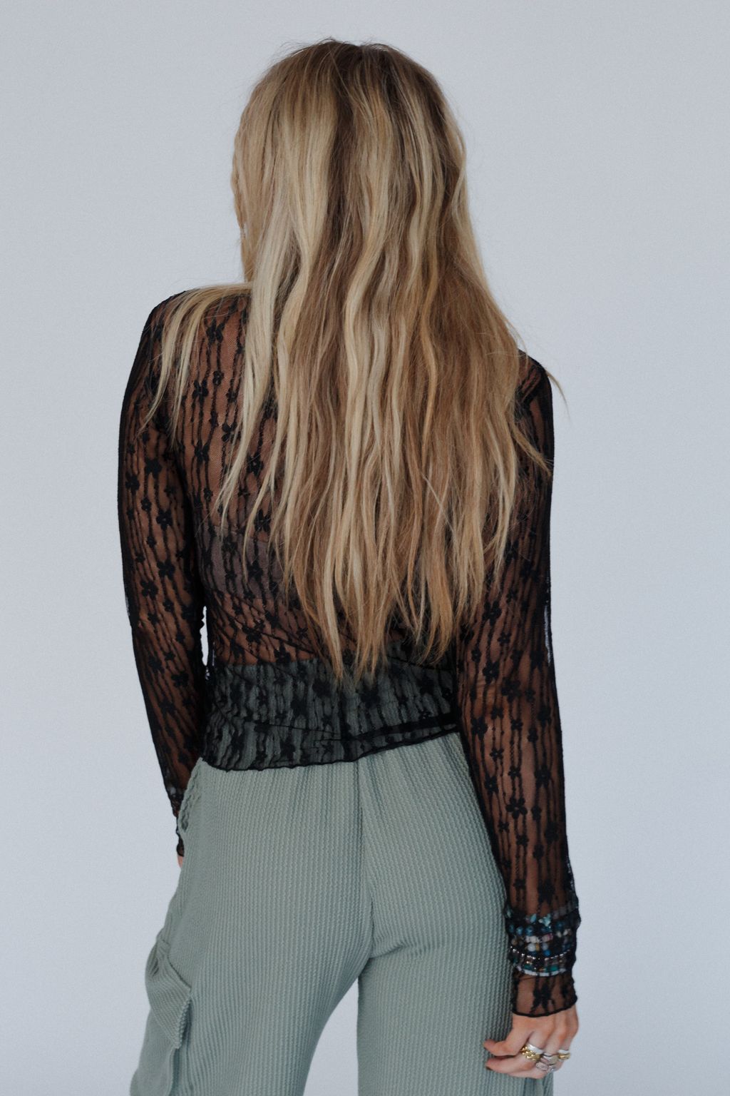 Get Real Lace Top - Black