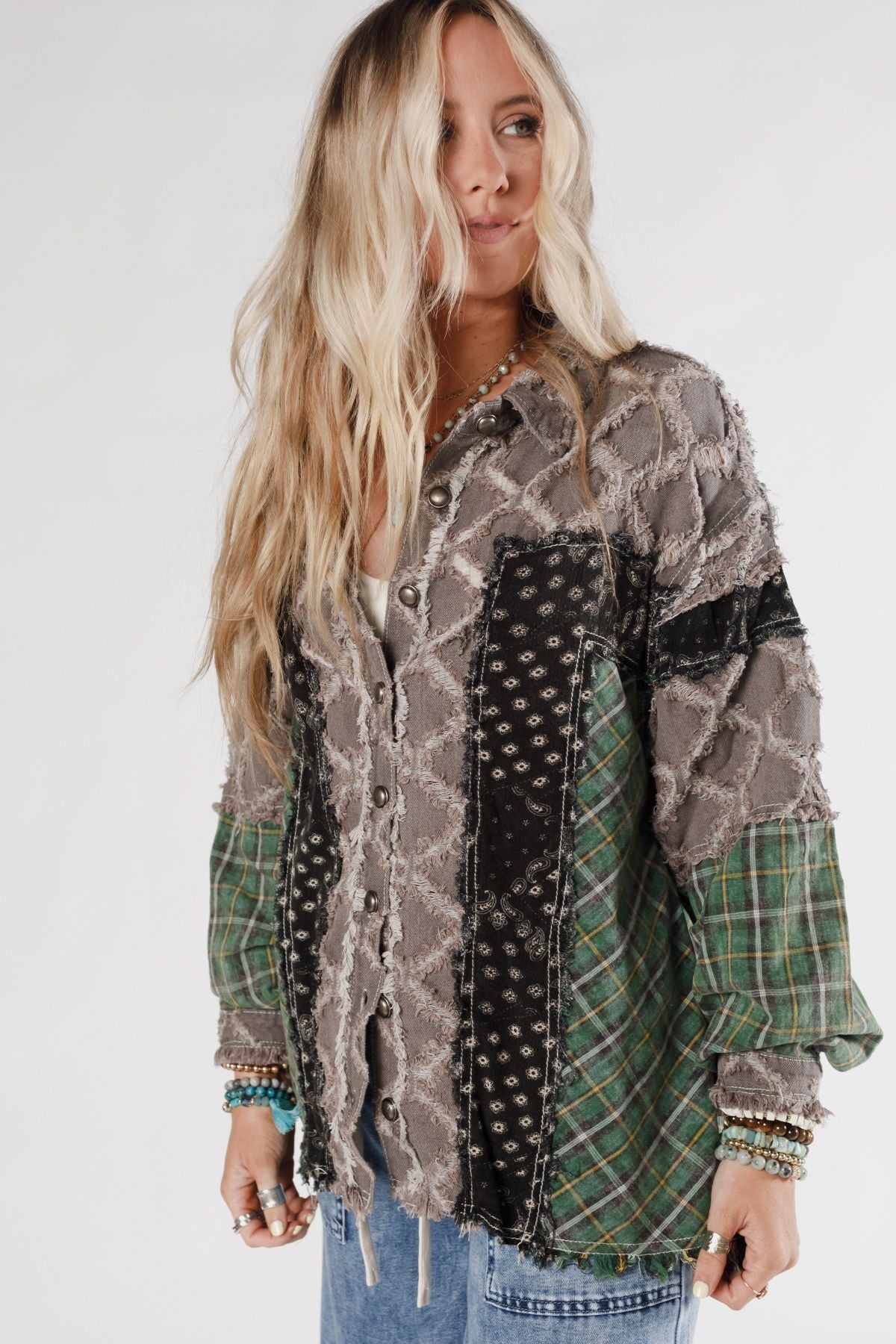 Winslow Textured Shacket - Coco