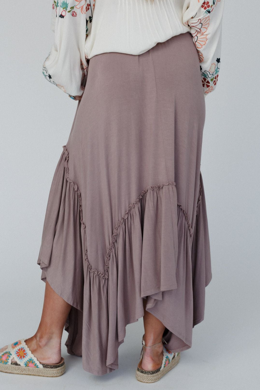 The Nest Forever Beauty Maxi Skirt - Mushroom