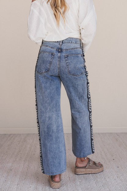 Wildwoven Crochet Jeans - Light Wash