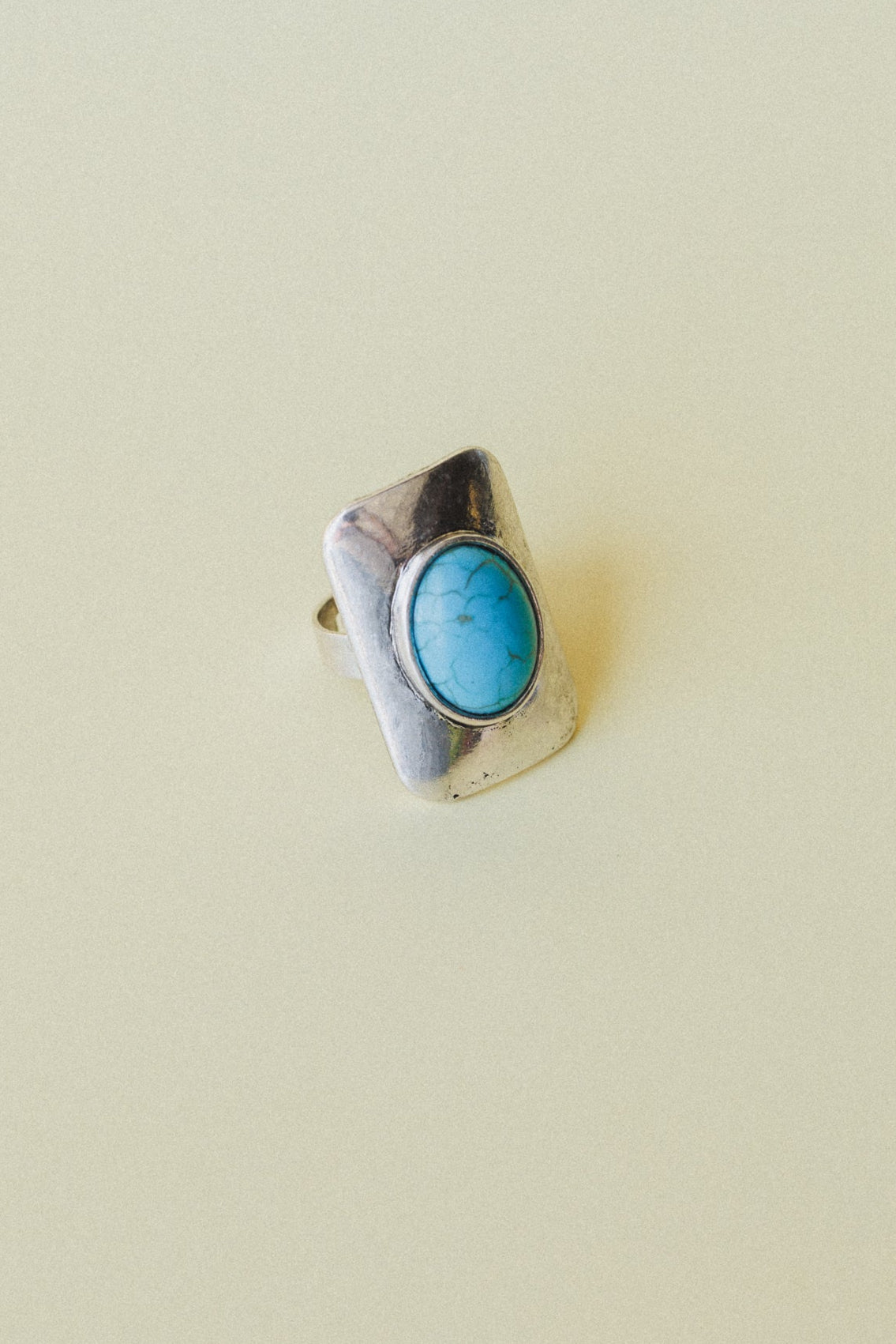Cici Adjustable Turquoise Ring - Turquoise