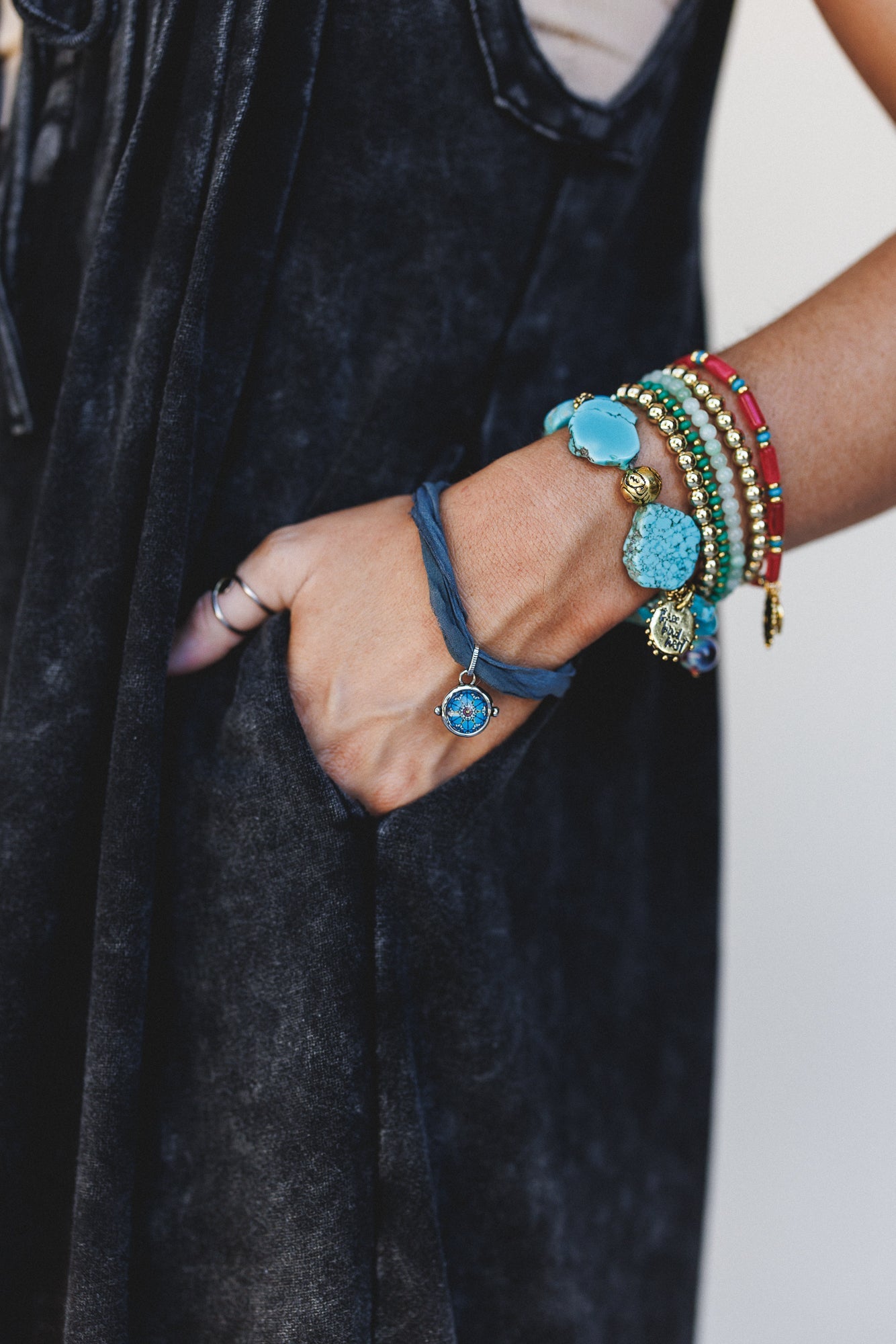 Charm Voyage 2 Piece Jewelry Bundle - Blue