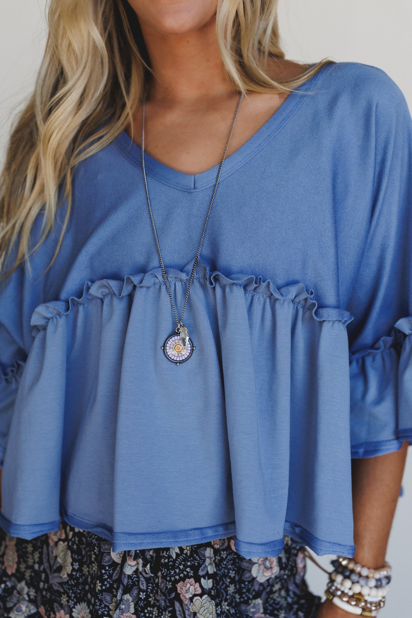 Magic Terrain Necklace - Blue