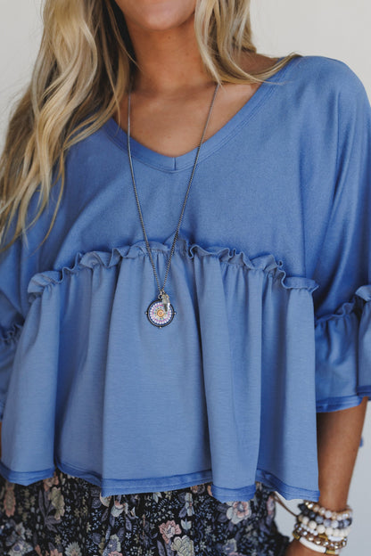 Magic Terrain Necklace - Blue
