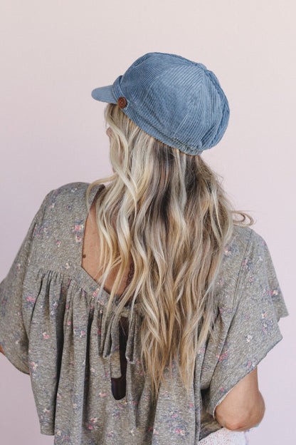 Colten Corduroy Hat - Blue