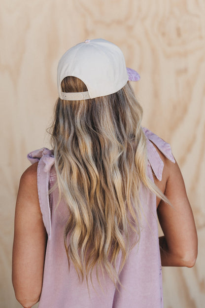 Honey Flower Trucker Hat - Pink