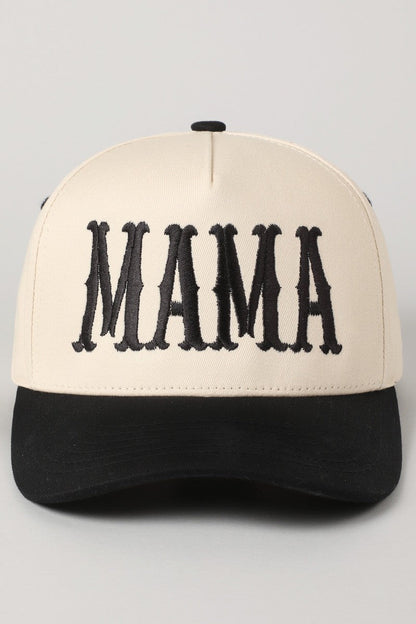 Mama Baseball Hat - Black