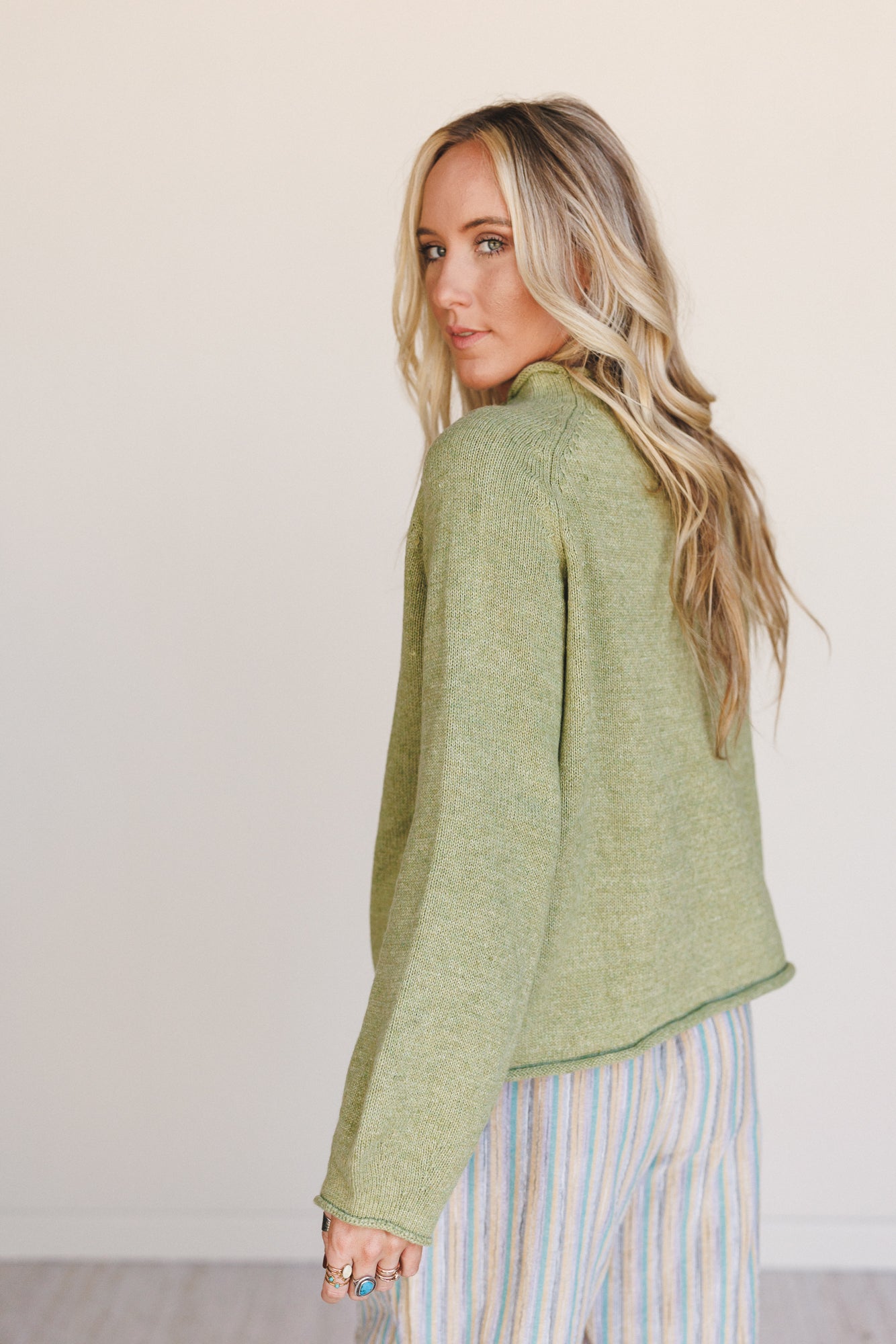 Marine Layers Sweater Top - Olive