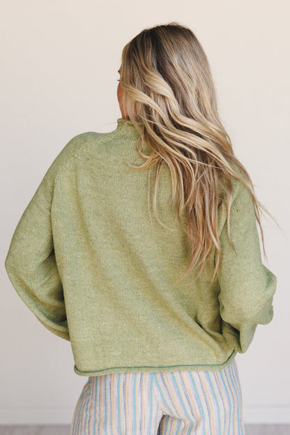 Marine Layers Sweater Top - Olive