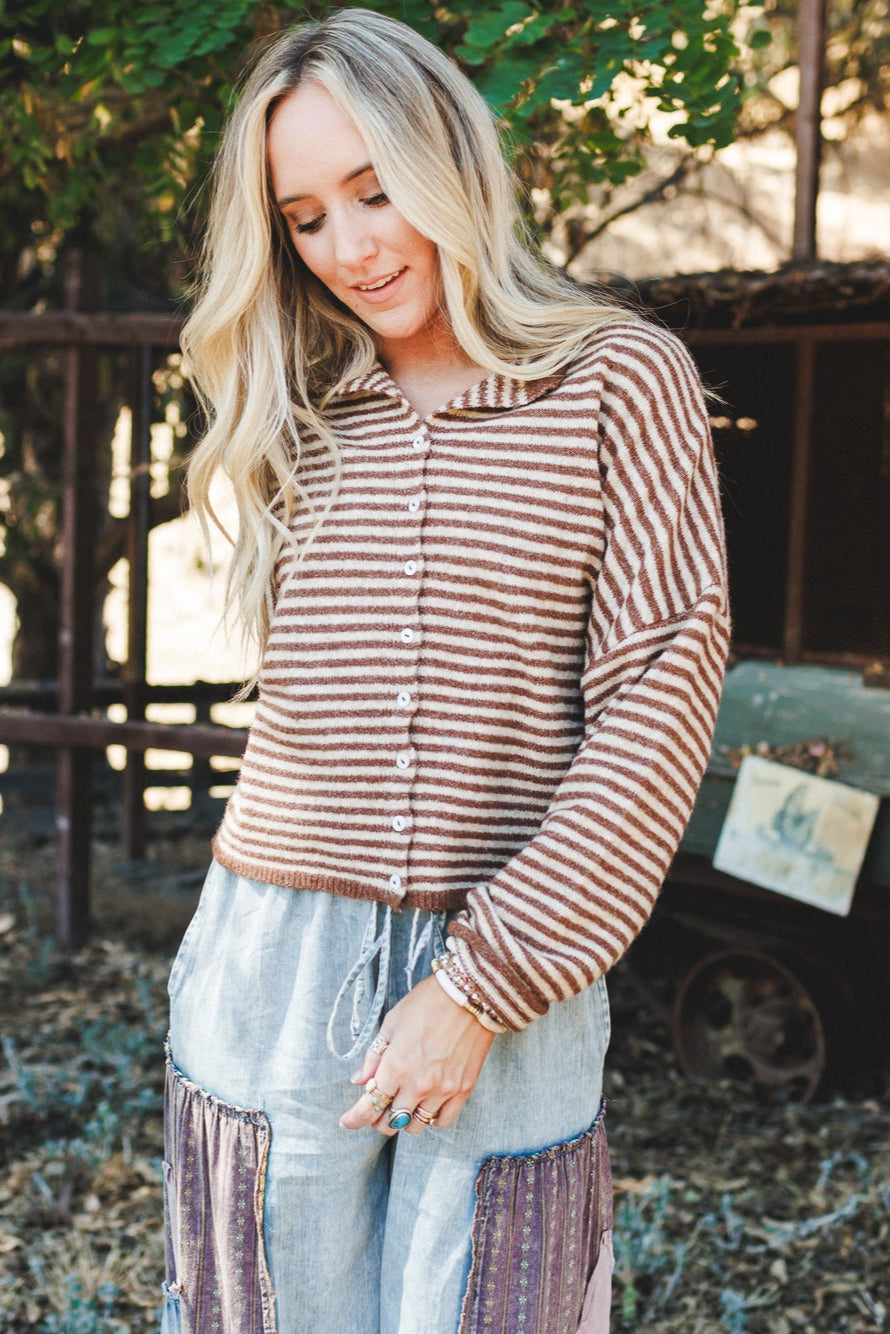 Day Trip Sweater - Brown