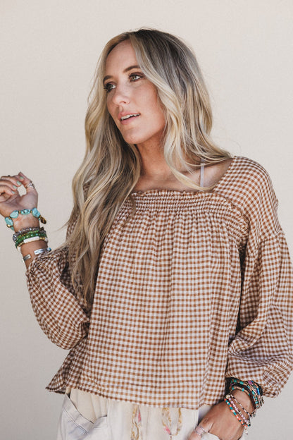Wildflower Drifter Blouse - Chai