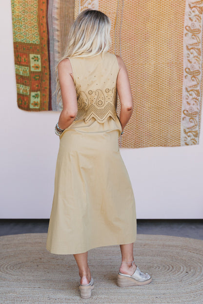 High Noon Dress - Dark Sand