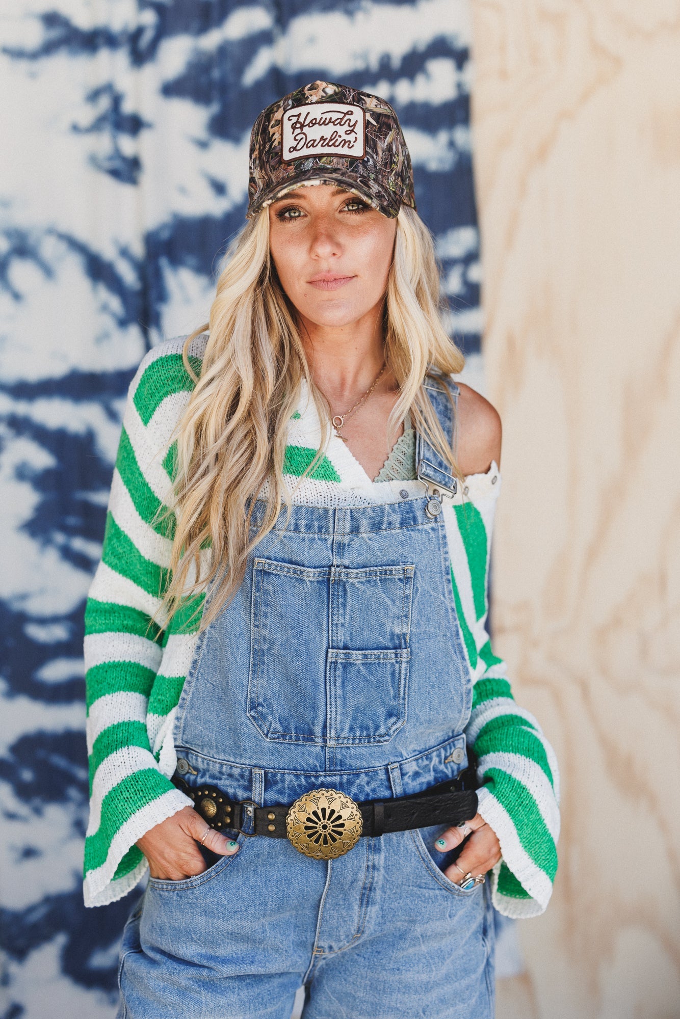Rustic Medallion Concho Belt - Black