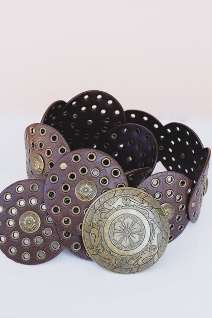 Bold Impressions Belt - Brown