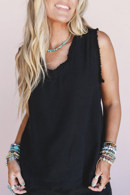 Glow Hour Top - Black