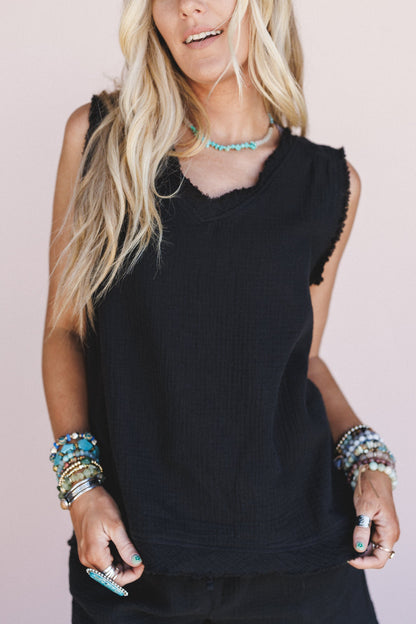 Glow Hour Top - Black