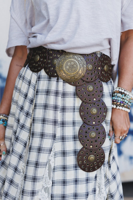 Bold Impressions Belt - Brown