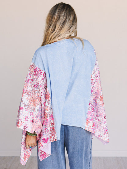 Janis Joplin Graphic Top - Blue