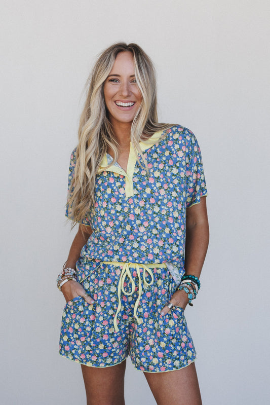 Rosy Glow Set - Blue