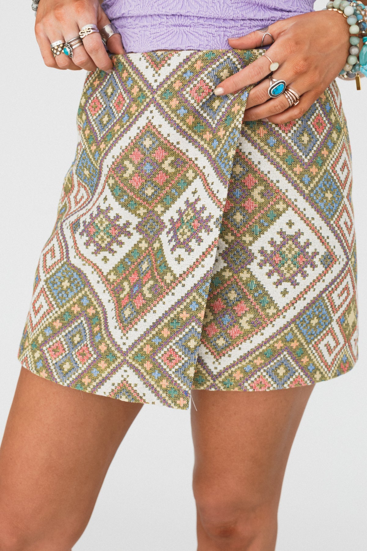 Soul Weave Wrap Skirt - Multi