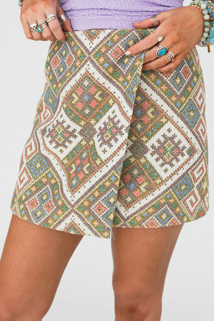 Soul Weave Wrap Skirt - Multi