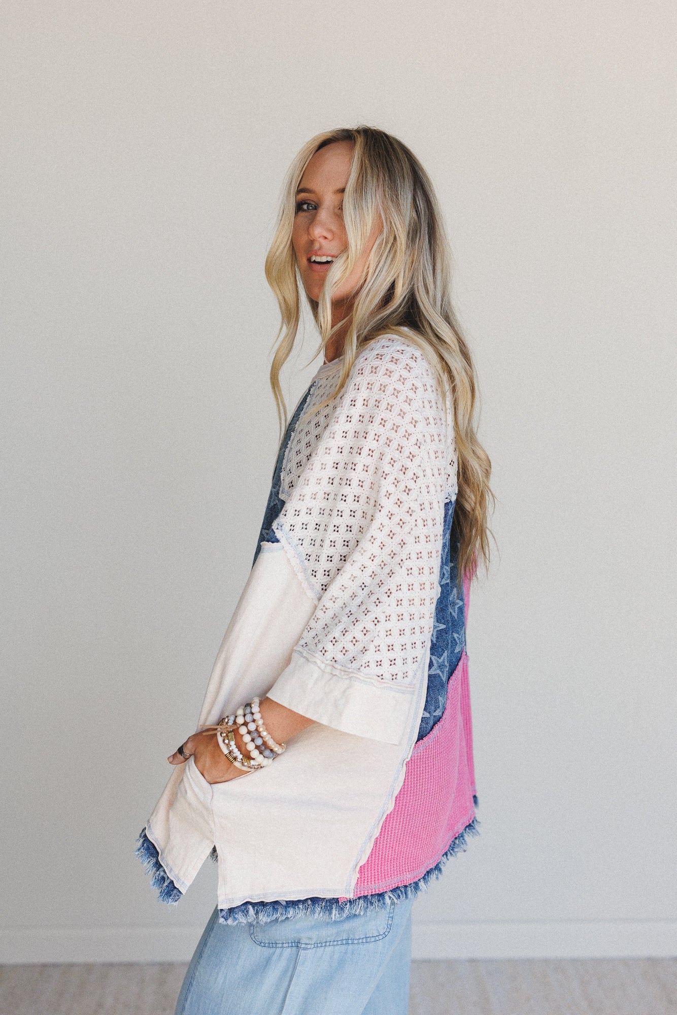 Star Riot Top - Pink