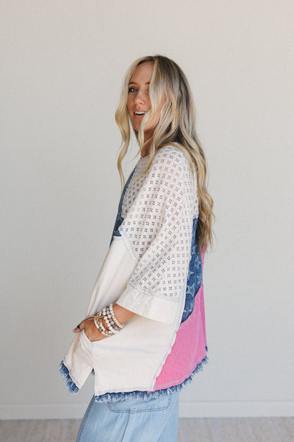 Star Riot Top - Pink