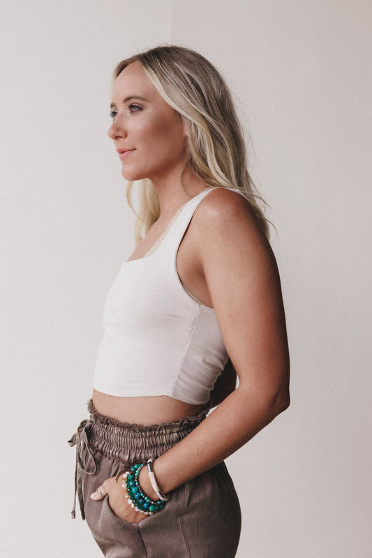 Cool Intentions Top - Beige