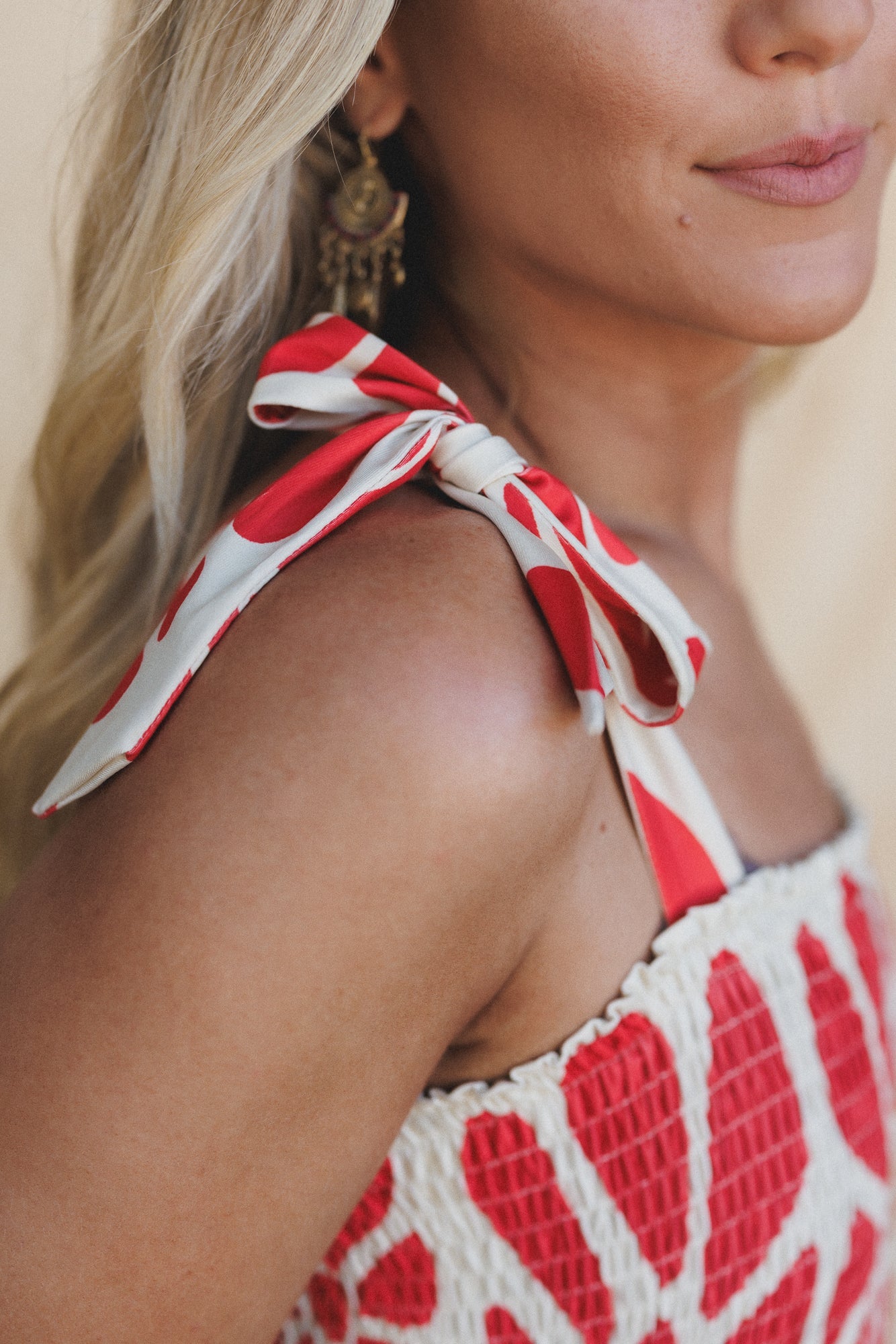 Soul Caravan Printed Jumpsuit - Red